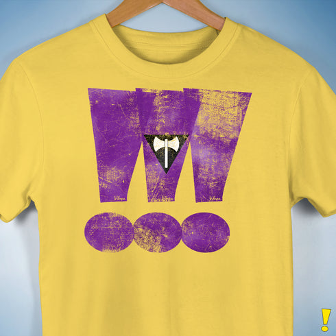 Lesbian Labrys Pride Grunge Exclamation Points Premium Unisex T-Shirt - Yellow